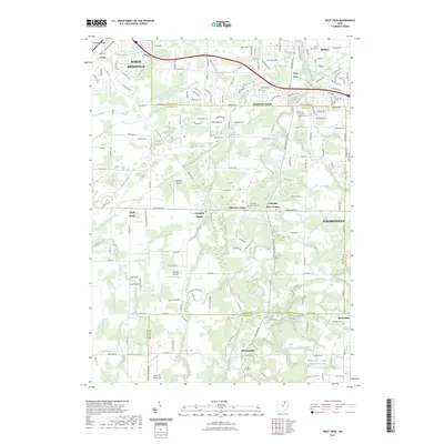 2023 Map of West View, 2023 Print