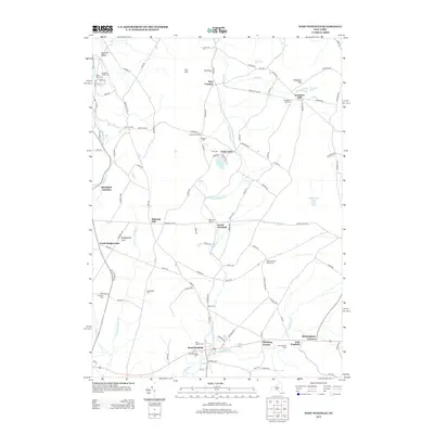 2013 Map of West Winfield, 2013 Print