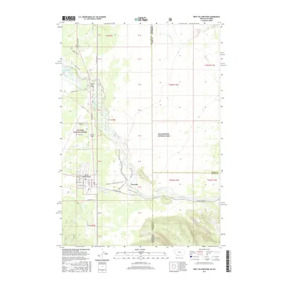 2017 Map of West Yellowstone, 2017 Print