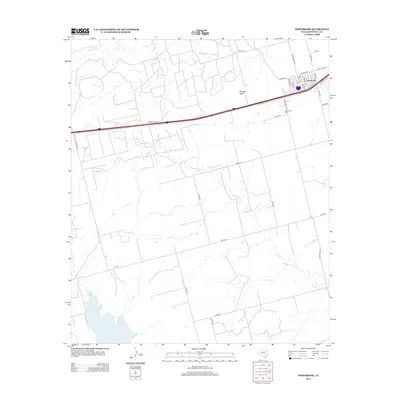 2012 Map of Westbrook, 2012 Print