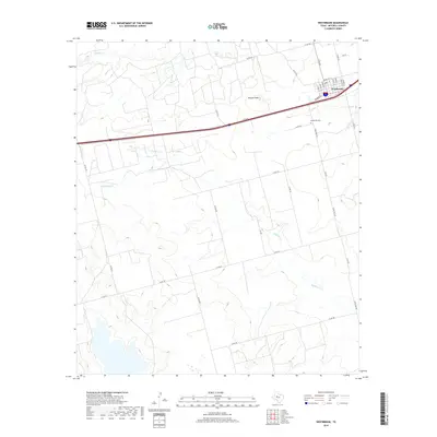 2019 Map of Westbrook, 2019 Print