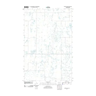2011 Map of Westby Lake, 2011 Print