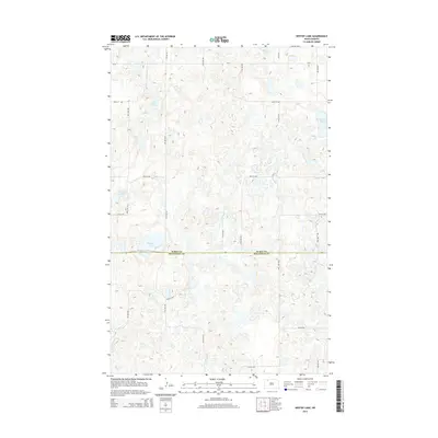 2014 Map of Westby Lake, 2014 Print