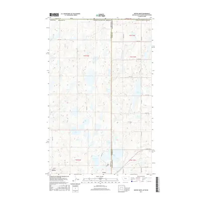 2017 Map of Westby North, 2017 Print