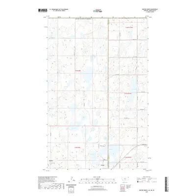 2020 Map of Westby North, 2020 Print