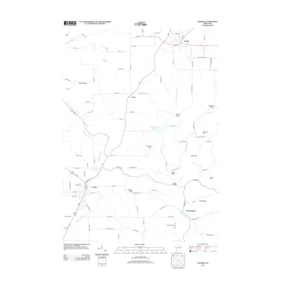 2013 Map of Westby, 2013 Print