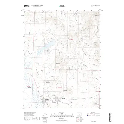 2019 Map of Westcliffe, 2019 Print