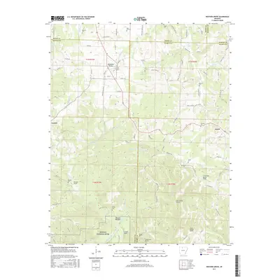 2017 Map of Western Grove, 2017 Print