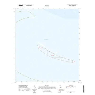 2018 Map of Western Isles Dernieres, 2018 Print