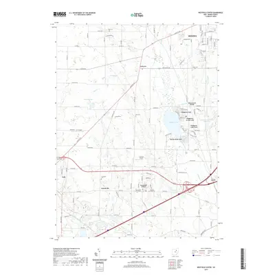 2019 Map of Westfield Center, 2019 Print