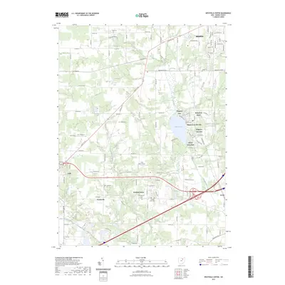 2023 Map of Westfield Center, 2023 Print