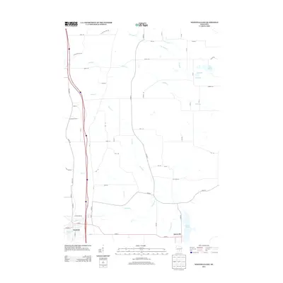 2013 Map of Westfield East, 2013 Print