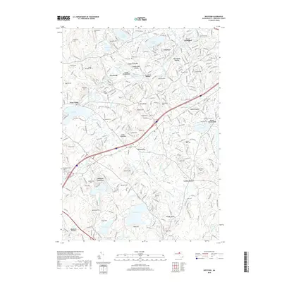 2018 Map of Westford, 2018 Print