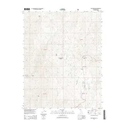 2015 Map of Westgard Pass, 2015 Print