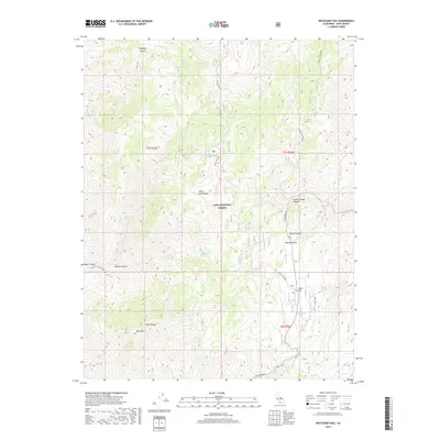2018 Map of Westgard Pass, 2018 Print