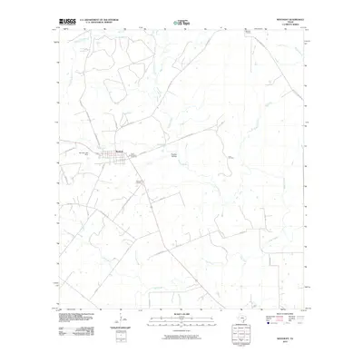 2010 Map of Westhoff, 2010 Print