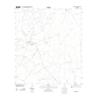 2013 Map of Westhoff, 2013 Print