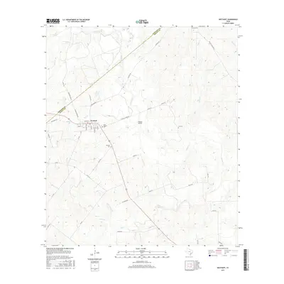 2016 Map of Westhoff, 2016 Print