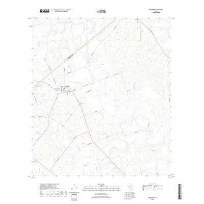 2019 Map of Westhoff, 2019 Print