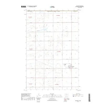 2017 Map of Westhope, 2017 Print
