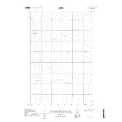 2017 Map of Westhope SE, 2017 Print
