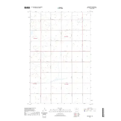 2020 Map of Westhope SE, 2020 Print