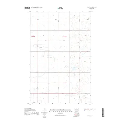 2020 Map of Westhope SW, 2020 Print
