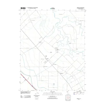 2012 Map of Westley, 2012 Print