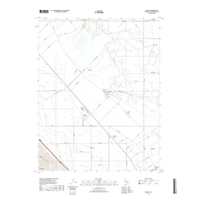 2018 Map of Westley, 2018 Print