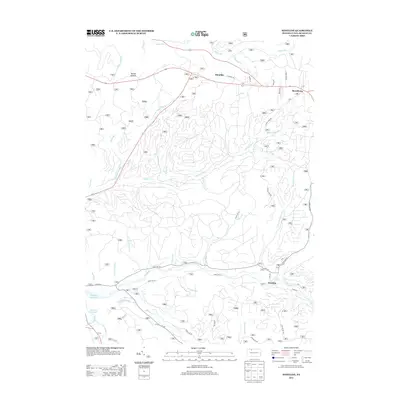 2013 Map of Westline, 2013 Print