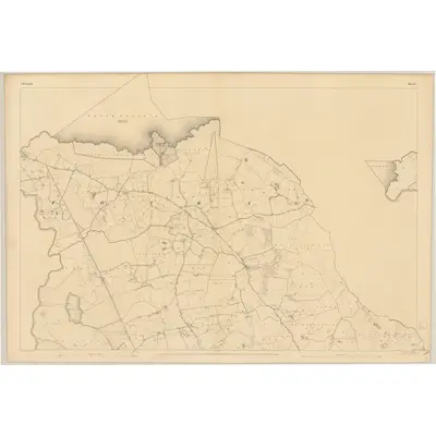 1837 Map of Westmeath - Sheet 1 [with inset 1A and extension], 1838 Print