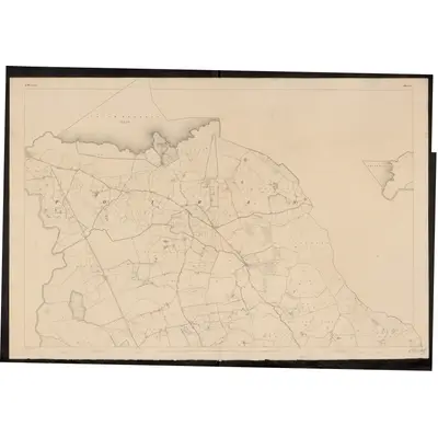 1837 Map of Westmeath - Sheet 1 [with inset 1A and extension], 1853 Print