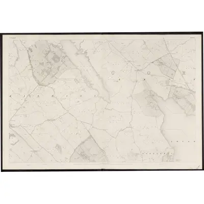 1838 Map of Westmeath - Sheet 11, 1861 Print