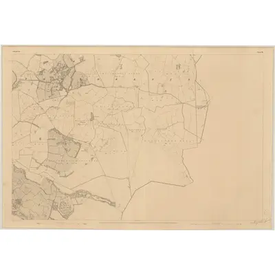 1837 Map of Westmeath - Sheet 14, 1838 Print