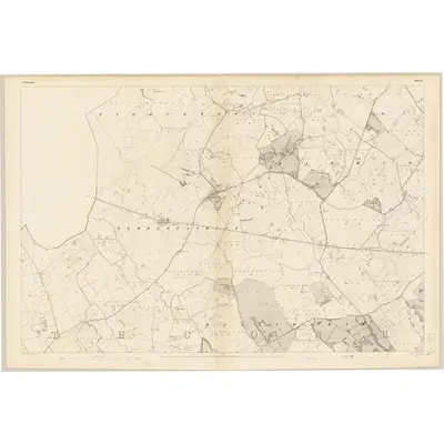 1837 Map of Westmeath - Sheet 17, 1838 Print