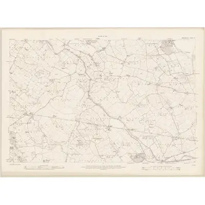 1912 Map of Westmeath - Sheet 18, 1914 Print
