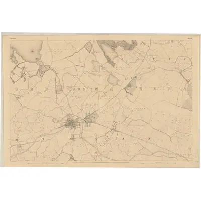 1837 Map of Westmeath - Sheet 19, 1838 Print