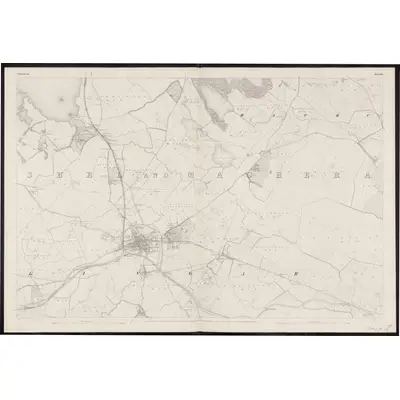 1837 Map of Westmeath - Sheet 19, 1862 Print