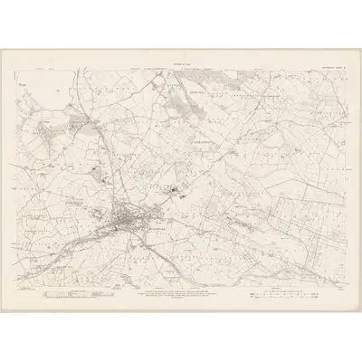 1911 Map of Westmeath - Sheet 19, 1914 Print