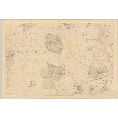 1837 Map of Westmeath - Sheet 20, 1838 Print