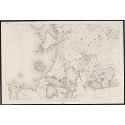 1837 Map of Westmeath - Sheet 22, 1860 Print