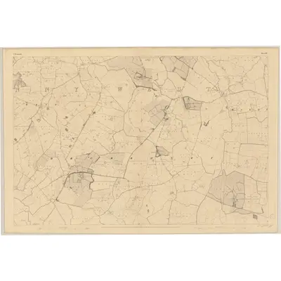 1837 Map of Westmeath - Sheet 23, 1838 Print