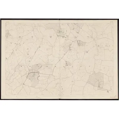 1837 Map of Westmeath - Sheet 23, 1859 Print