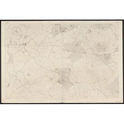 1837 Map of Westmeath - Sheet 24, 1859 Print