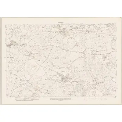 1912 Map of Westmeath - Sheet 24, 1914 Print