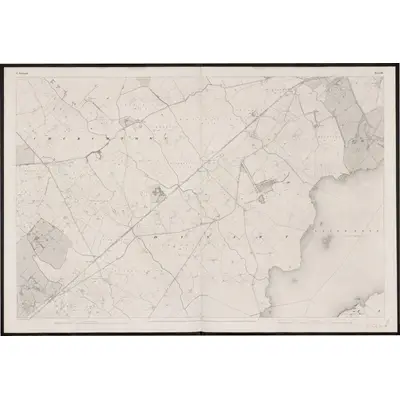1837 Map of Westmeath - Sheet 25, 1863 Print