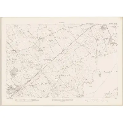 1912 Map of Westmeath - Sheet 25, 1914 Print