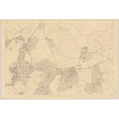 1837 Map of Westmeath - Sheet 26, 1838 Print
