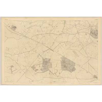 1837 Map of Westmeath - Sheet 27, 1838 Print