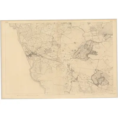 1837 Map of Westmeath - Sheet 29, 1838 Print